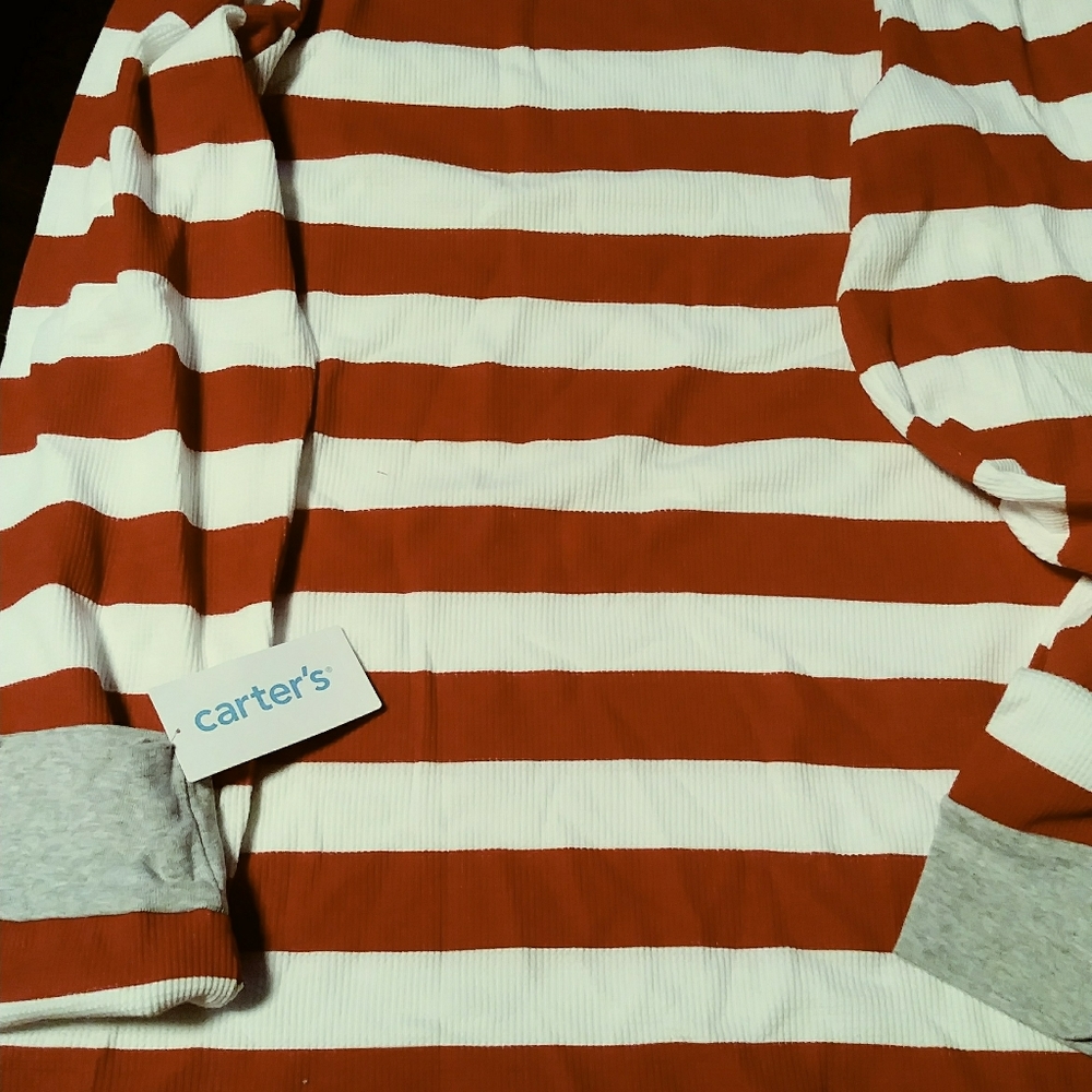 Carters Red/White Adult Christmas Pajama Set